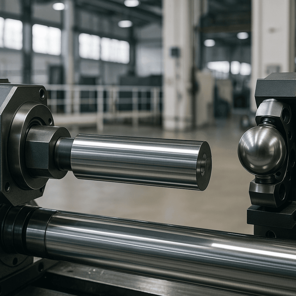 Photograph of Burnishing automation in a modern industrial facility