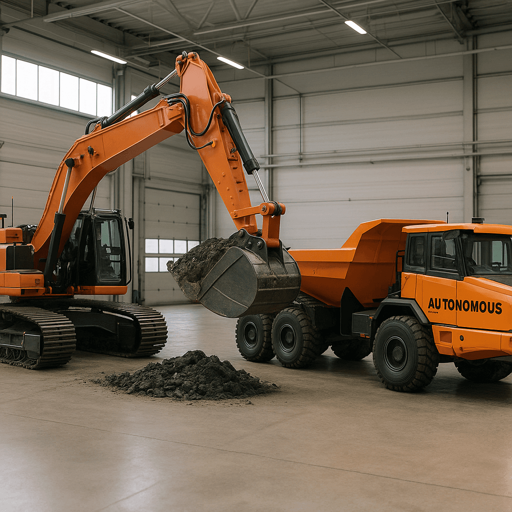 Photograph of Construction & Mining Automation automation in a modern industrial facility