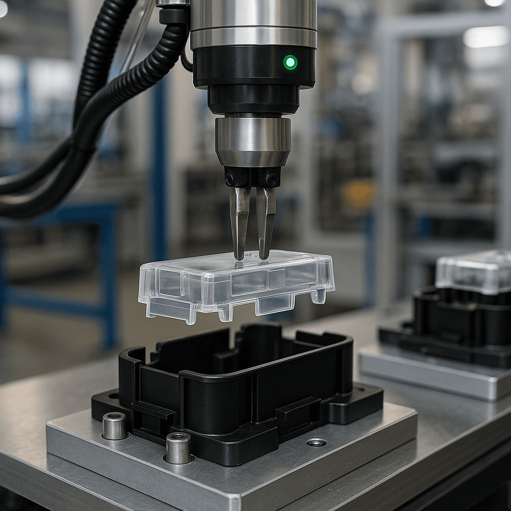 Photograph of Click Fitting automation in a modern industrial facility