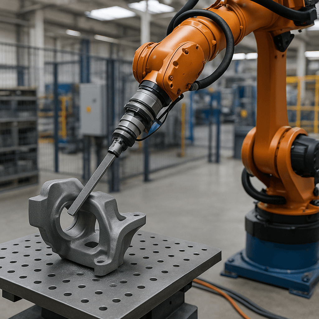 Photograph of Filing automation in a modern industrial facility